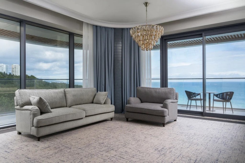 Suite doble con vista al mar Luciano Wellness & Spa Foros Hotel