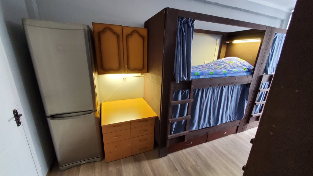 Кровать в общем номере Отель Uzala