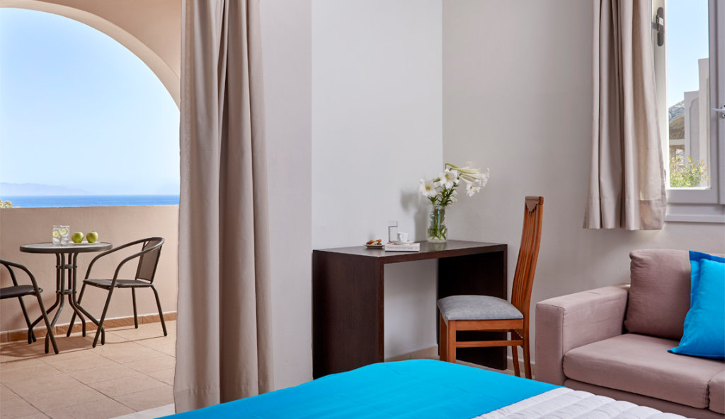 Двухместный номер Superior с видом на море Отель Terra Blue Santorini