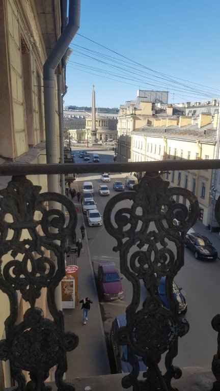 Apartment mit Balkon und mit Blick Апартаменты Пастель на Гончарной 17