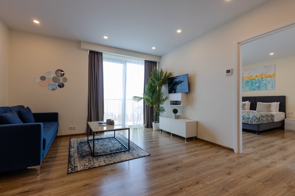 Apartamento doble De lujo 1 dormitorio con vista Bellevue Residence Batumi