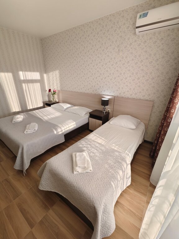 Confort triple chambre avec balcon et Avec vue Diana Utyosova Guest House