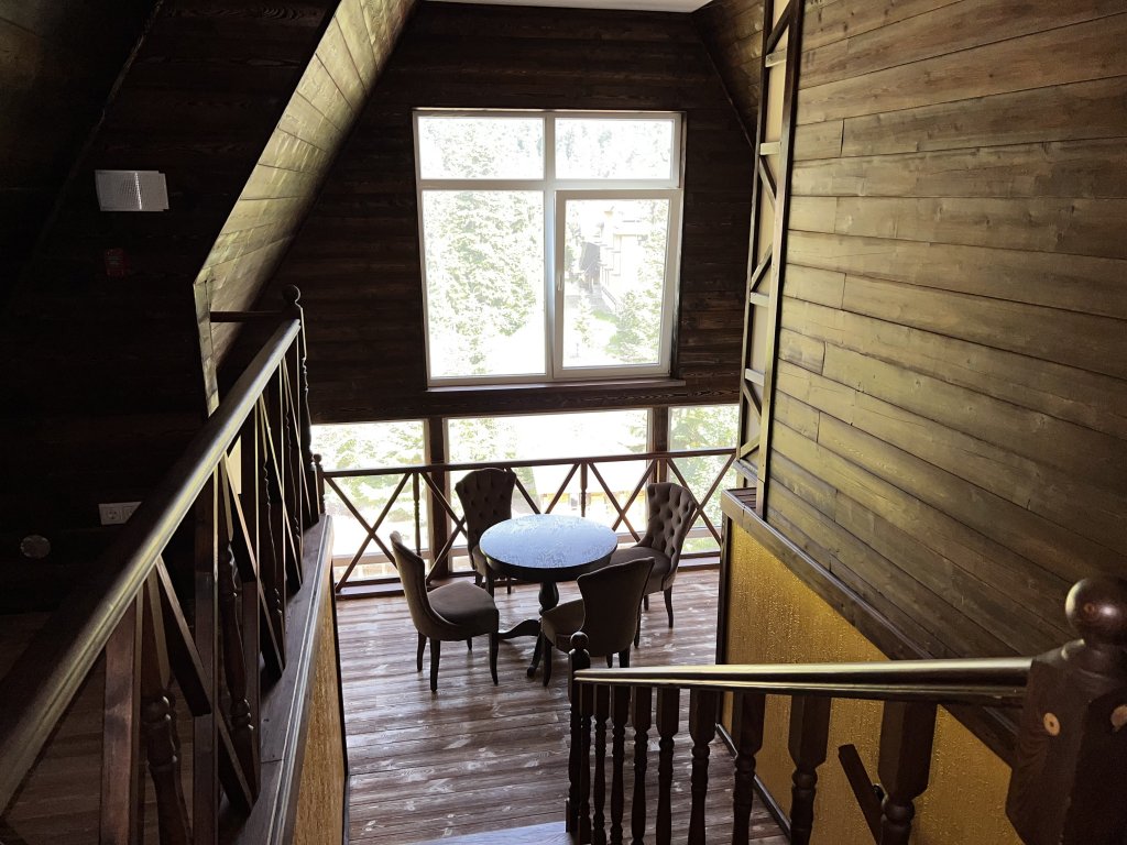 Люкс с балконом и с видом на горы Отель Шале