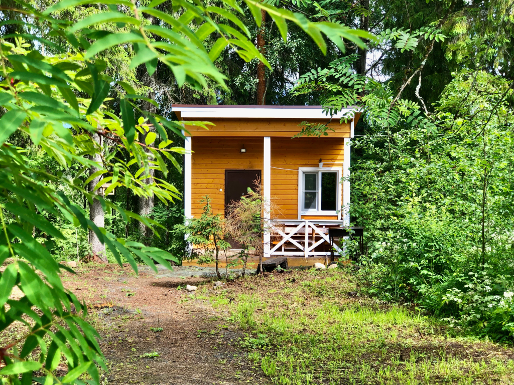 Cabaña doble 1 dormitorio con vista Hutor Mramornaya gora