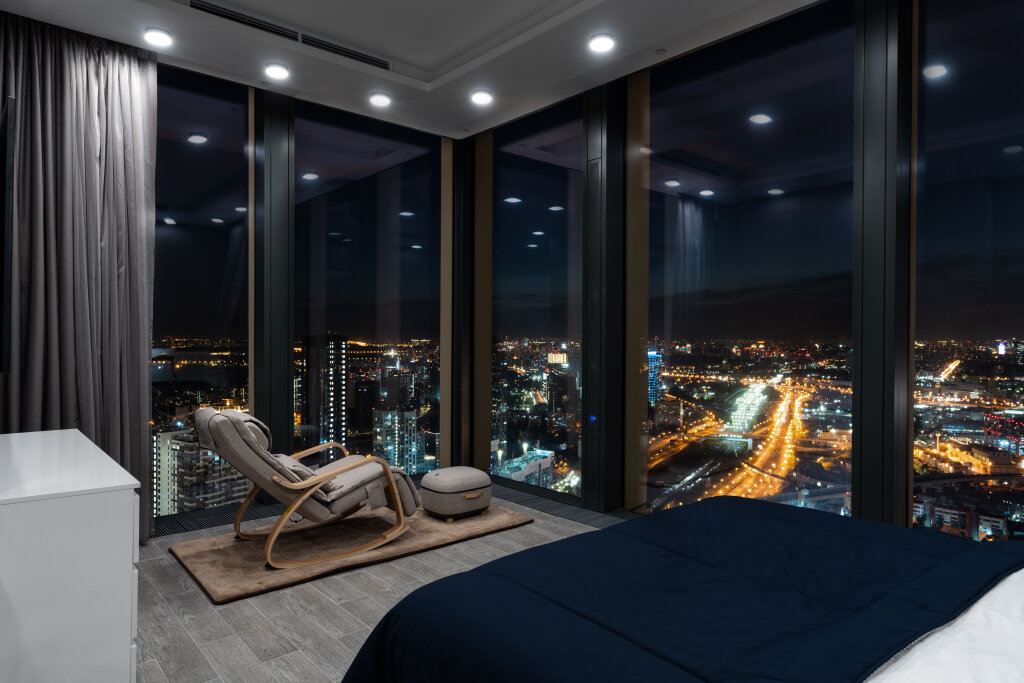 Апартаменты Business с 2 комнатами с красивым видом из окна InPremium Москва-Сити Апарт-Отель