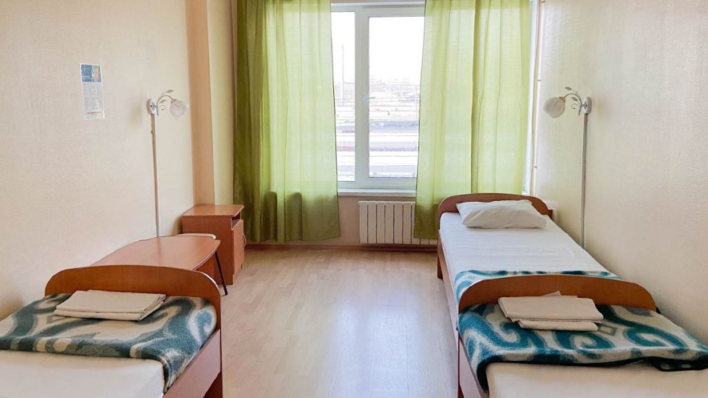Кровать в общем номере (мужской номер) Отель Smart Hotel KDO Екатеринбург