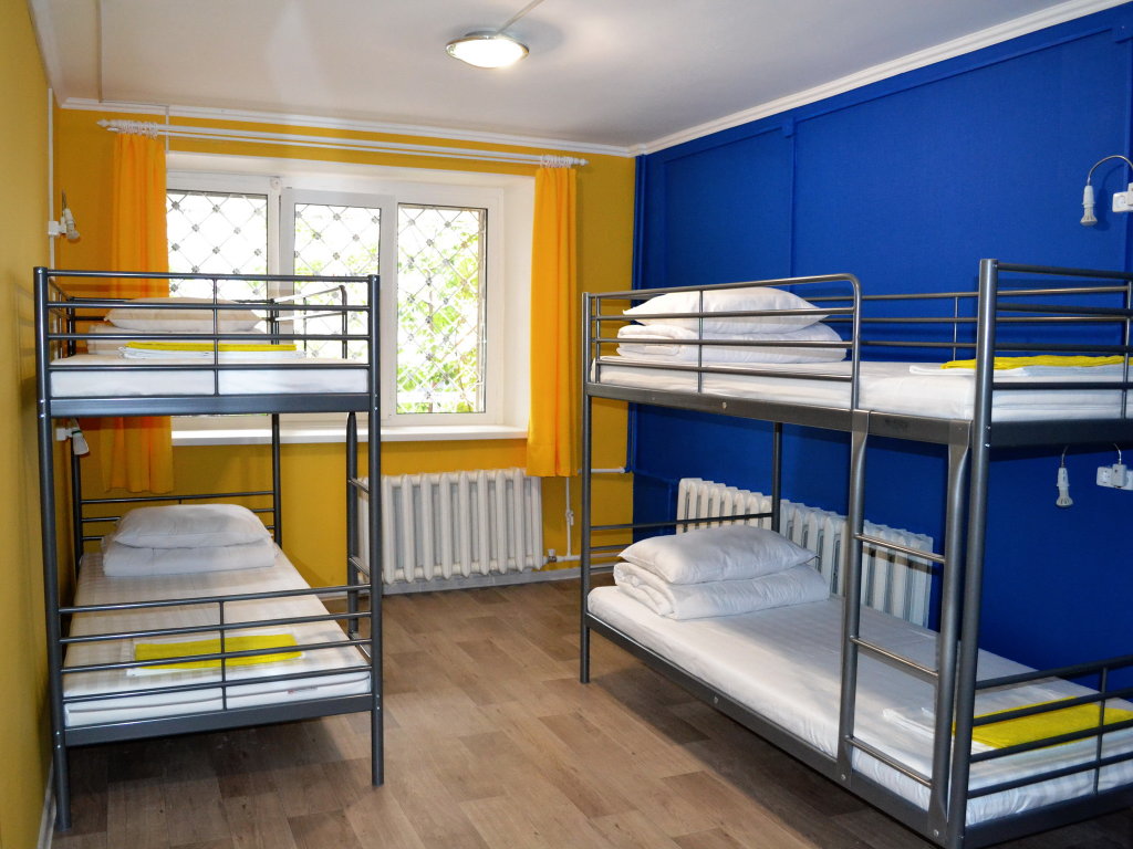 Кровать в общем номере Clean Hostel na Borsoeva
