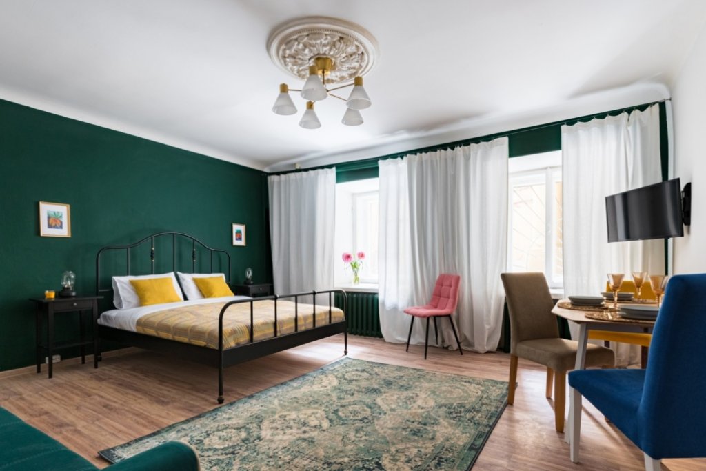 Appartement LetYourFlat "Emerald" 1 Spalnya Apartments
