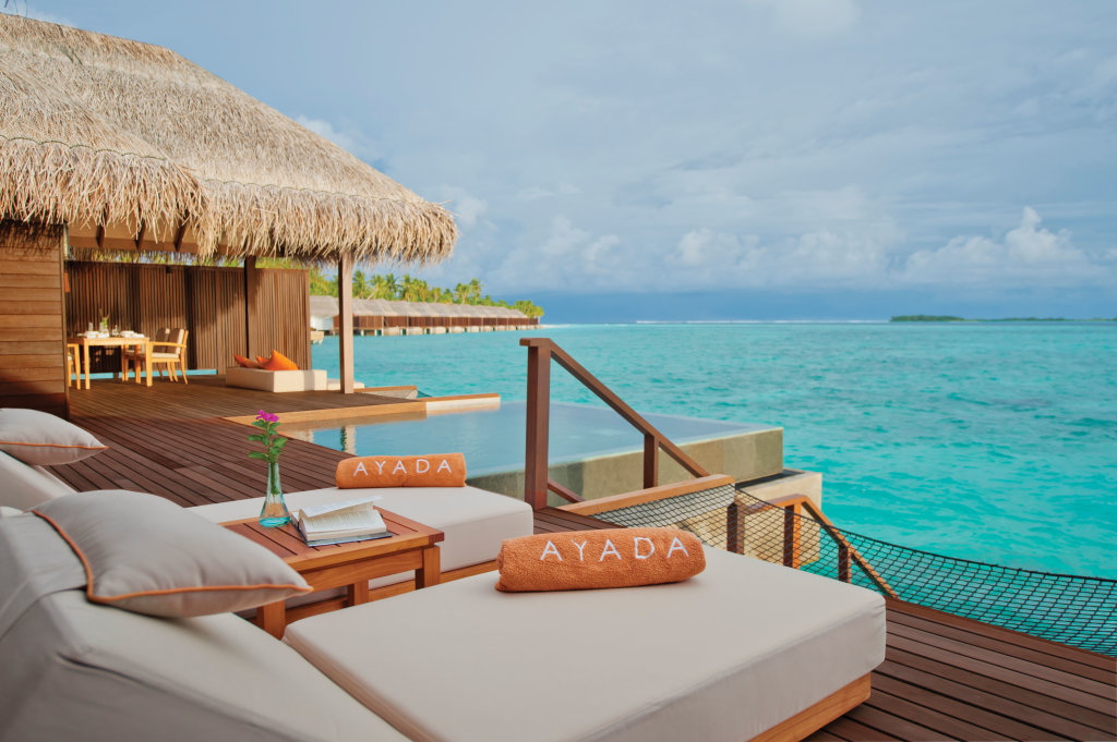 Ocean Sunset Family Suite with ocean view Ayada Maldives