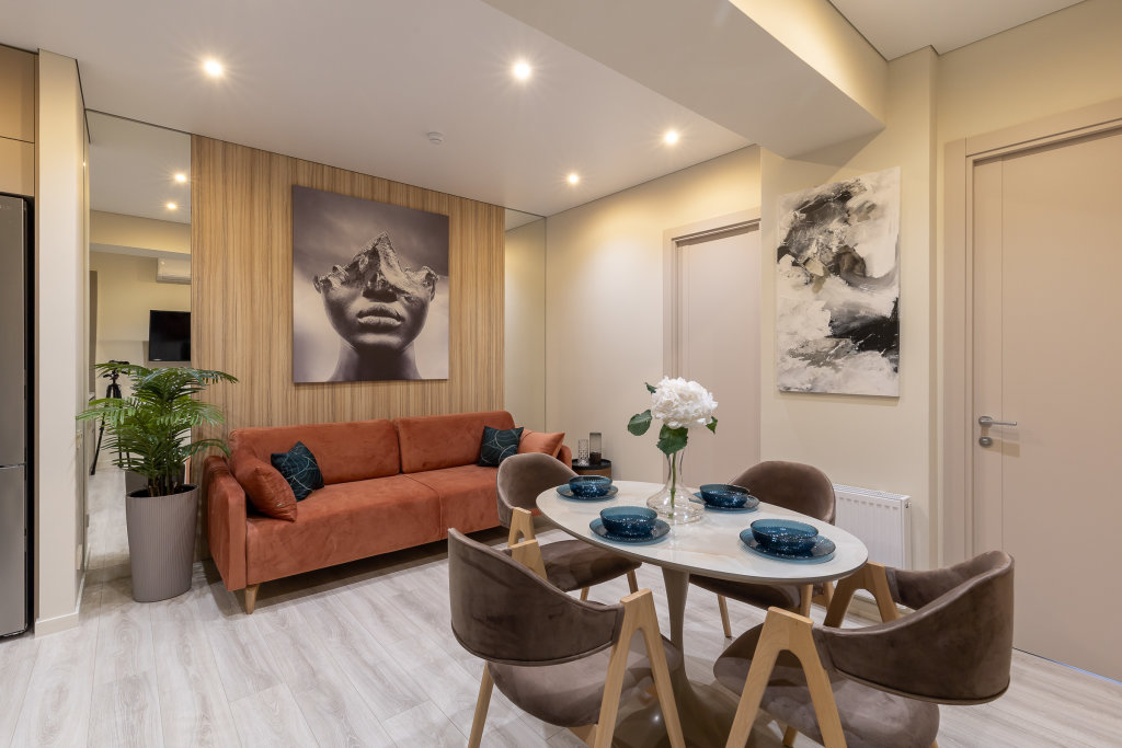 Familie Suite mit Balkon und mit Blick Svetlana Park Premium Na Beregu Morya Apartments