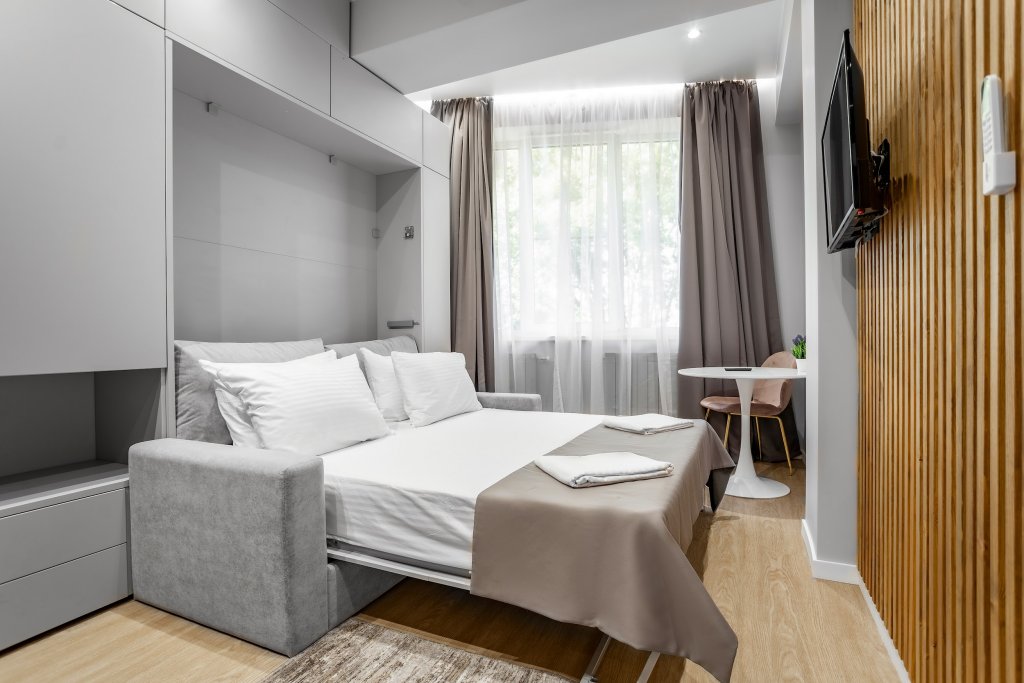 Apartamento doble Confort con vista a la ciudad "Pushkin Neolit" Apart-Hotel