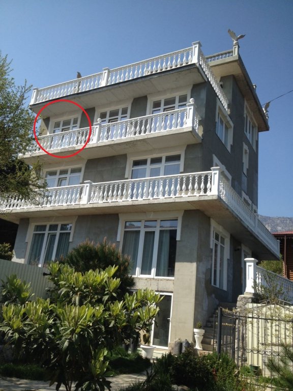 Семейный номер Standard с балконом и с видом на море Гостевой Дом Cosa Nostra