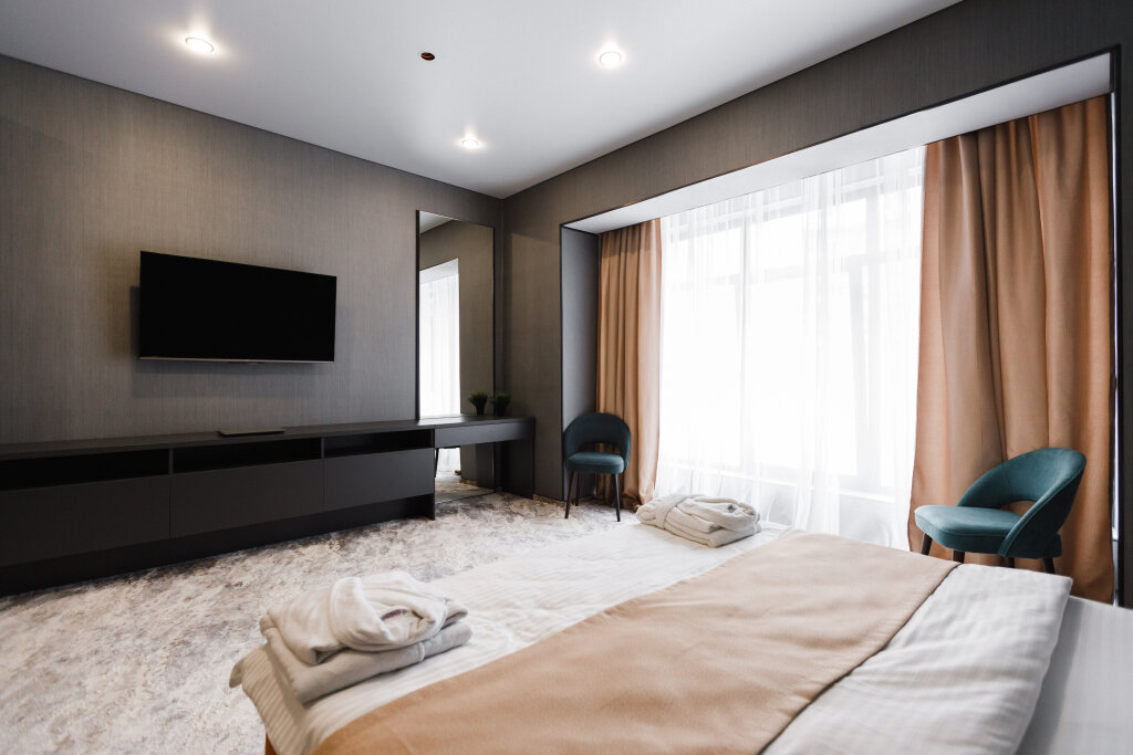 Komfort Doppel Zimmer mit Bergblick Dombay Winter Hall Hotel