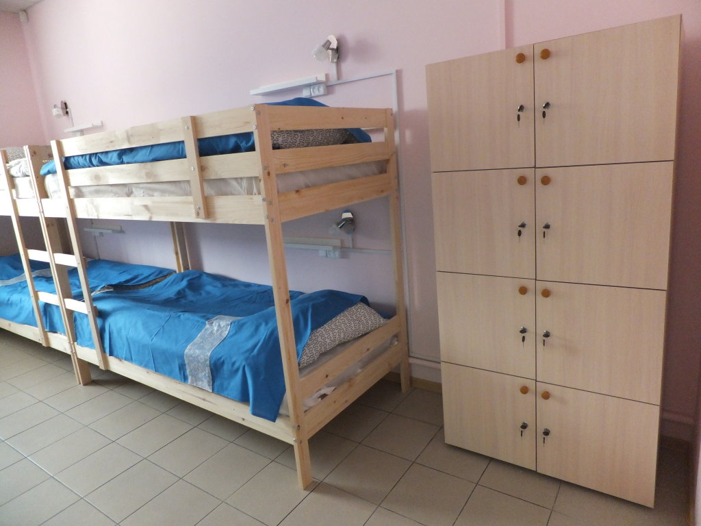 Bett im Wohnheim Hostel Dostoevsky Tyumen