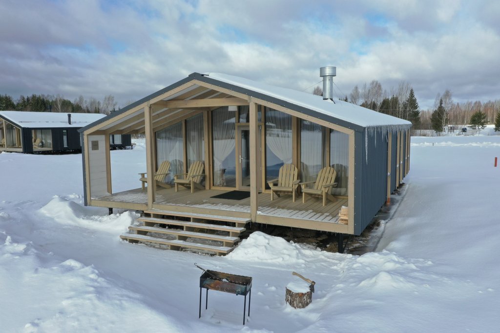 Cabaña 65-24 con vista al lago Ust'-Vazuza Ryibatskaya Derevnya Guest house