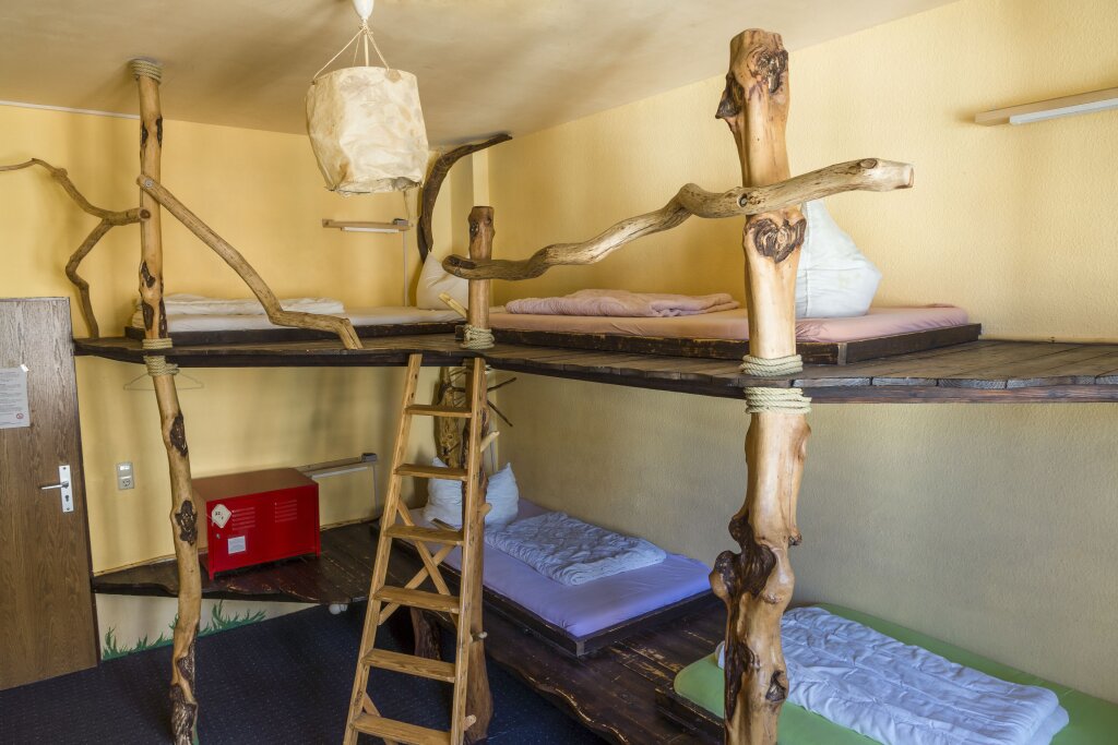 Кровать в общем номере Hostel Lollis Homestay Dresden