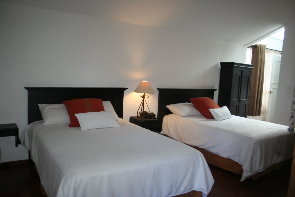 Standard Doppel Zimmer 1 Schlafzimmer mit Blick auf den Innenhof Hotel Ciudad Vieja