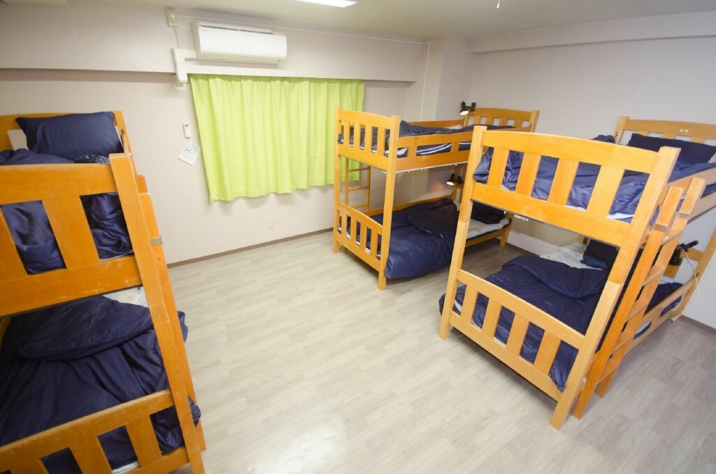 Bett im Wohnheim (Männerwohnheim) Tokyo Sumidagawa Youth Hostel