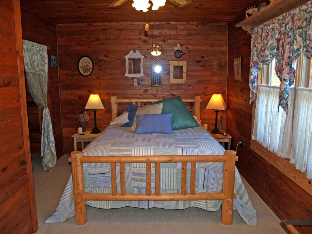 Suite 1 camera da letto Henson Cove Place Bed and Breakfast w/Cabin