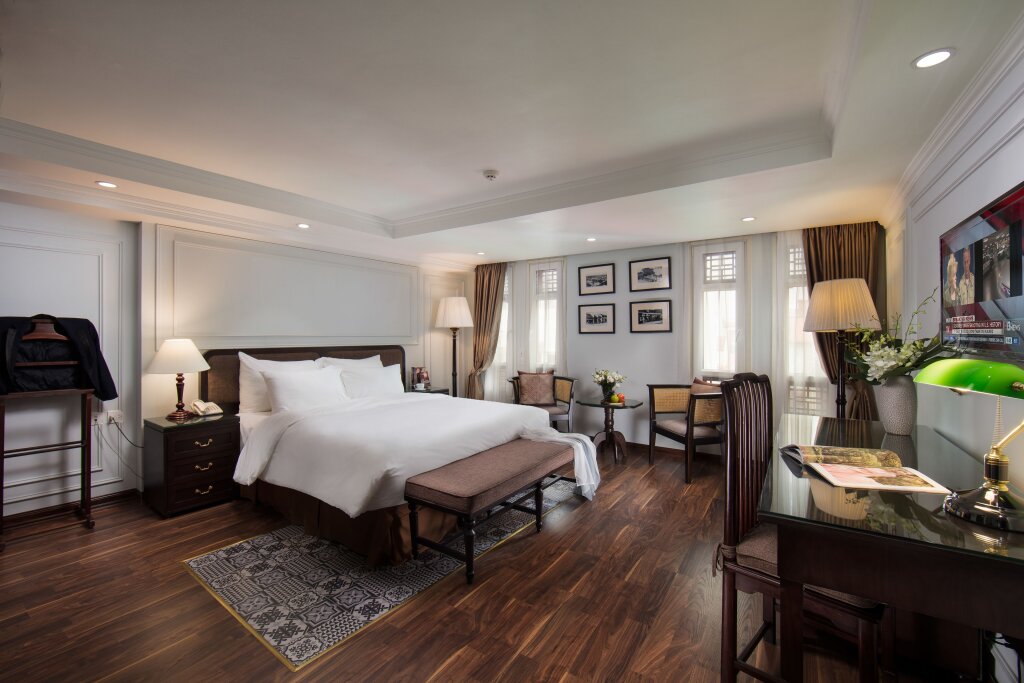 Deluxe double chambre Vue sur la ville Hong Ngoc Dynastie Boutique Hotel & Spa