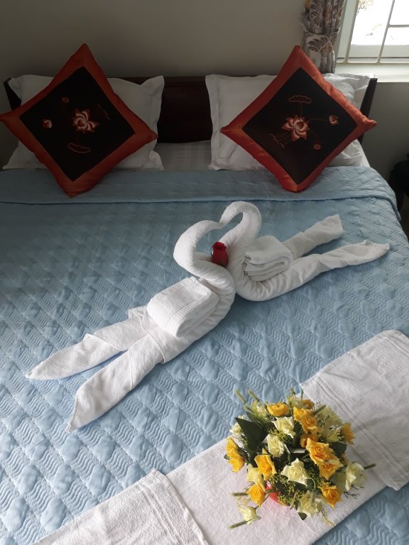Standard Doppel Zimmer mit Gartenblick Tamcoc White Swan Hostel