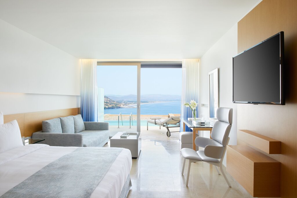 Junior suite con vista mare Lindos Blu Luxury Hotel-Adults only