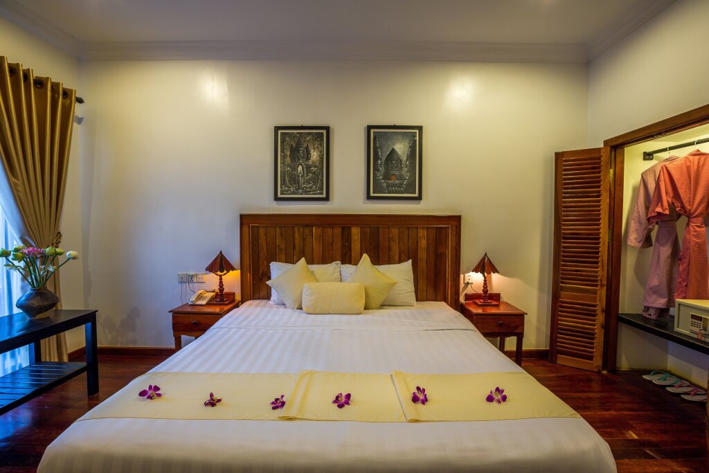 Deluxe room with pool view Asanak D'Angkor Boutique Hotel