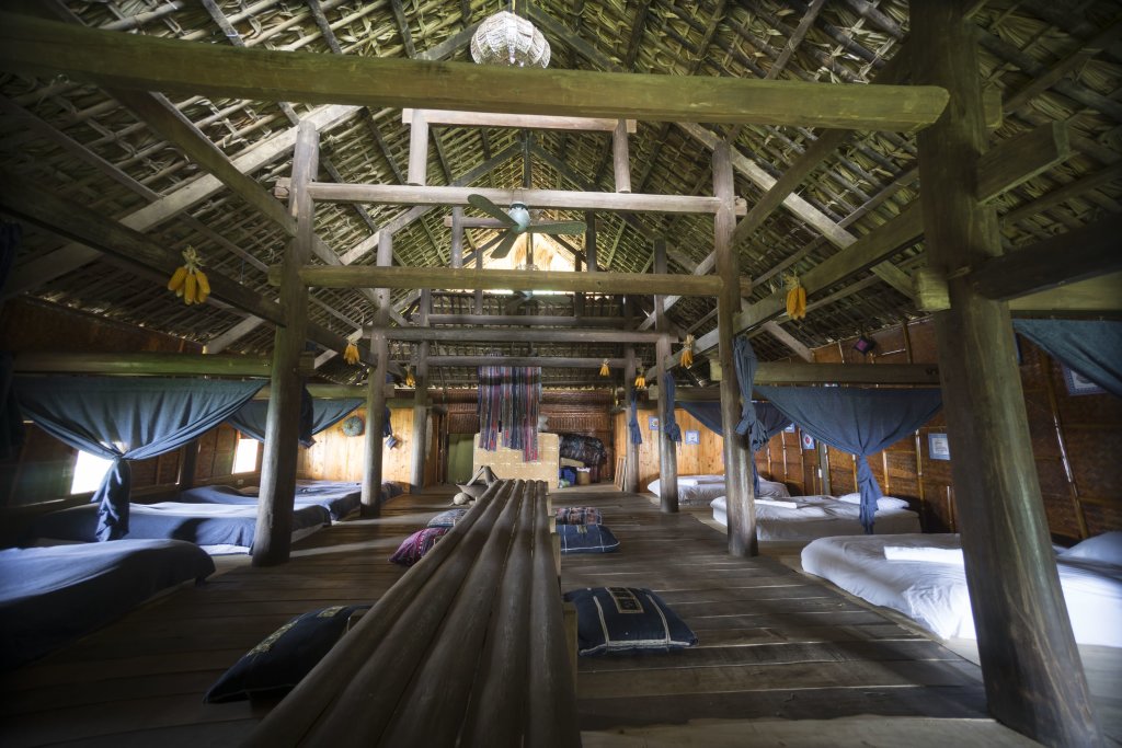 Кровать в общем номере Eco Palms House - Sapa Retreat