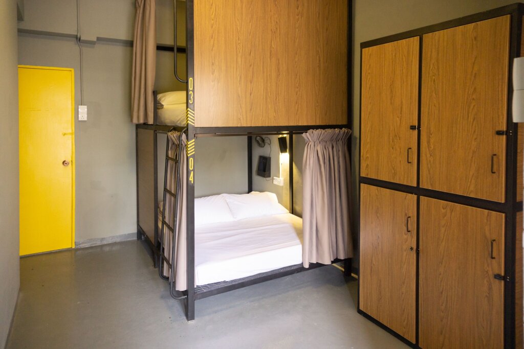 Camera quadrupla Comfort con vista sulla città Traveller Bunker Hostel