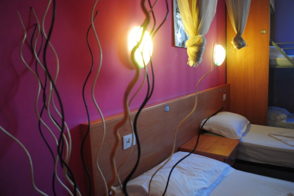 Кровать в общем номере Ciak Hostel
