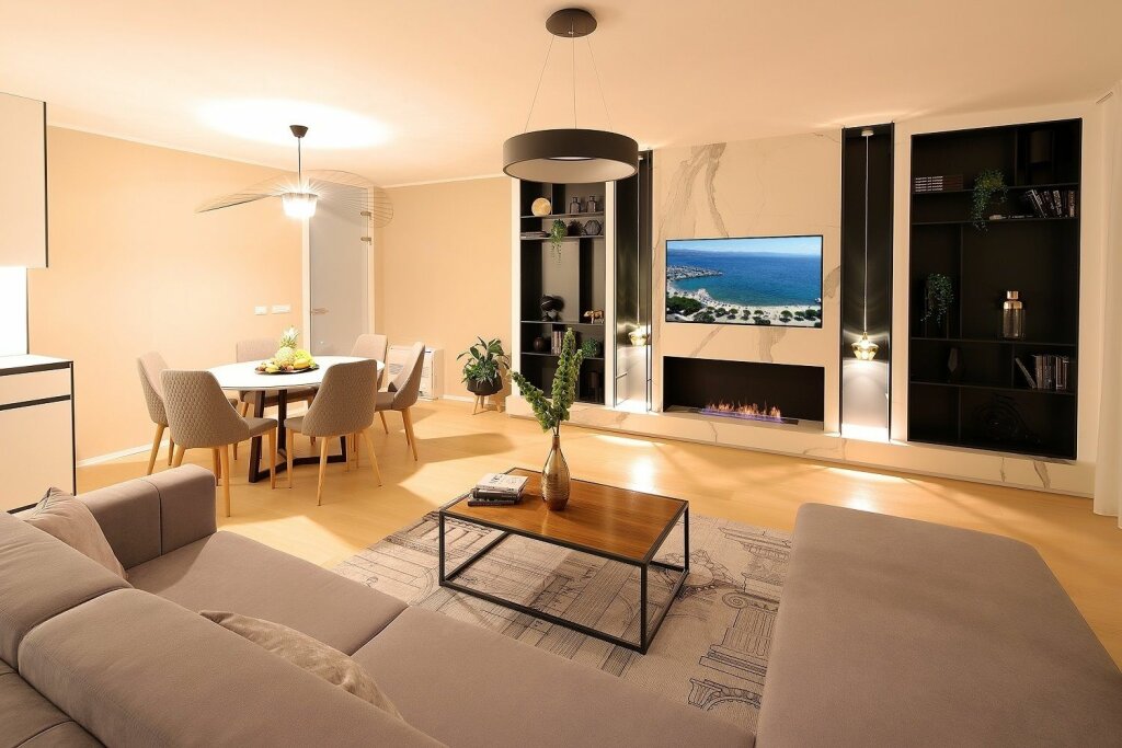 Apartamento 2 dormitorios con vista al mar Designed Apartment with swimming pool near the beach