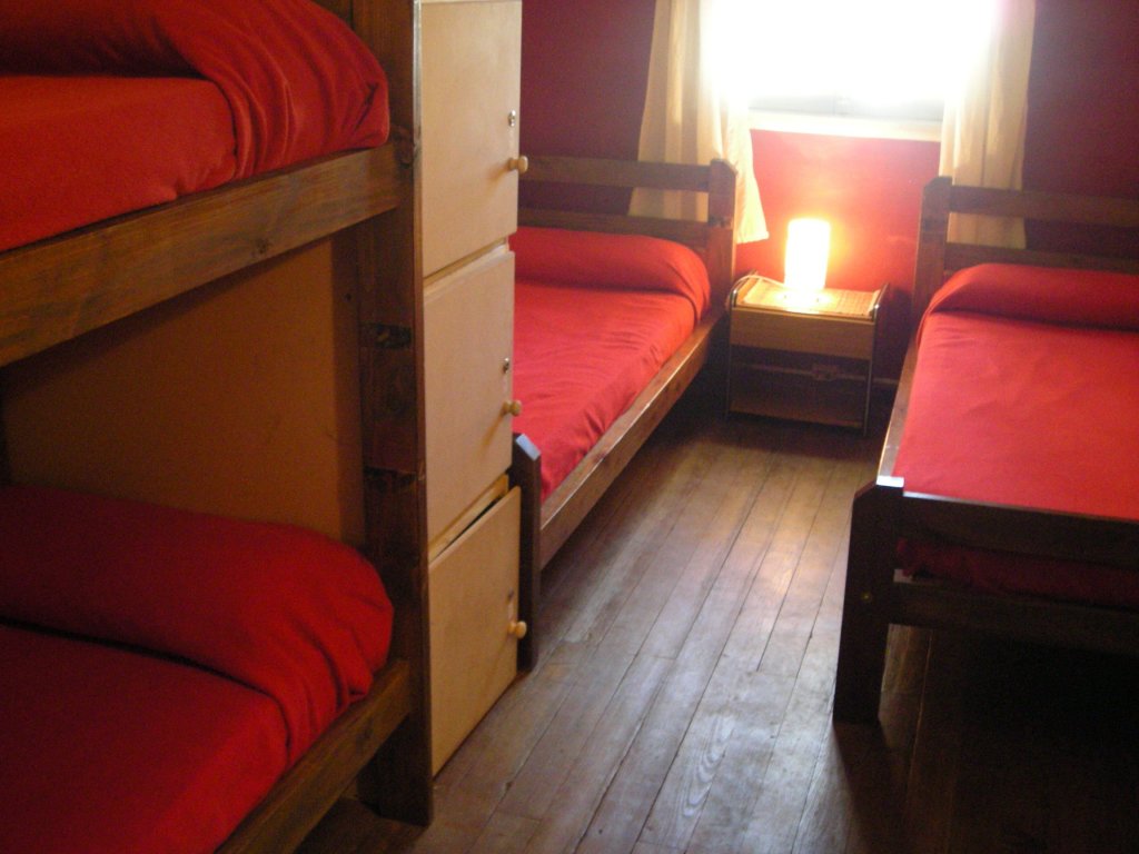 Кровать в общем номере Hostel Casagrande