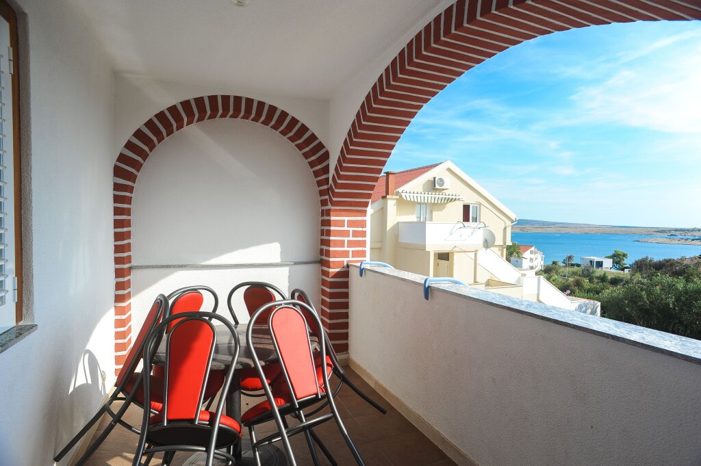 2 Bedrooms Apartment with balcony and with sea view Apartmani Vila Caska