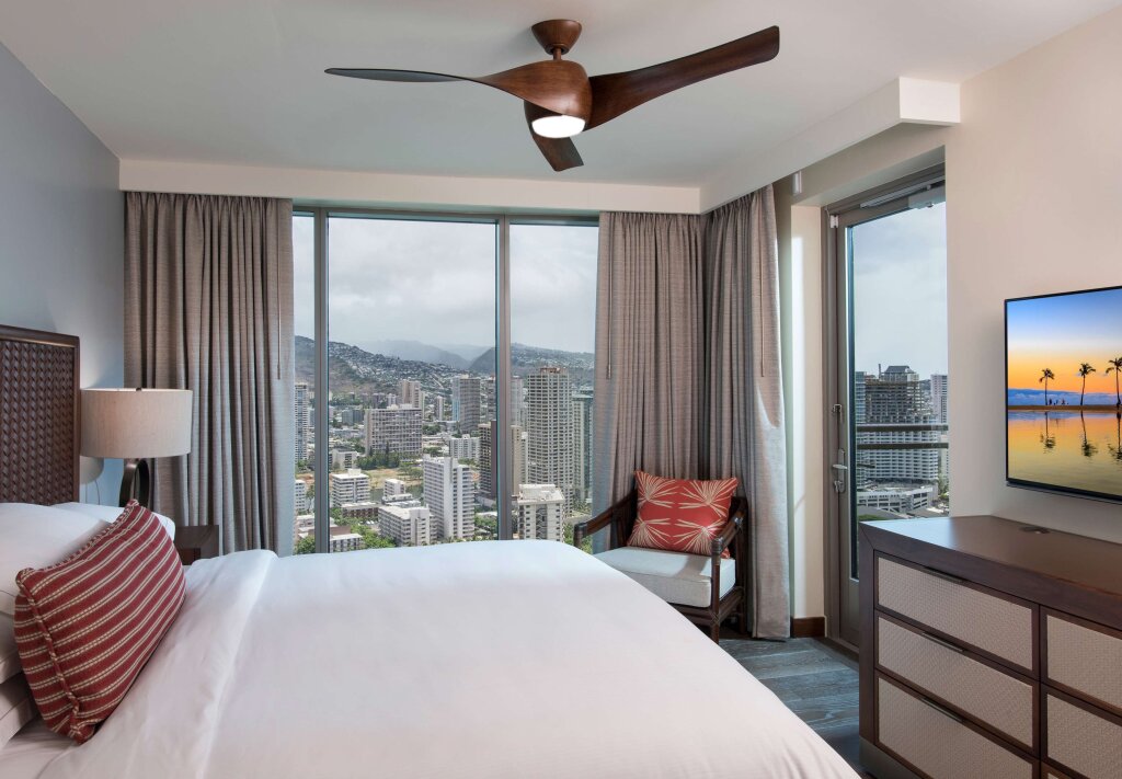 Penthouse Suite 2 Schlafzimmer mit Bergblick Hilton Grand Vac Club The Grand Islander Waikiki Honolulu
