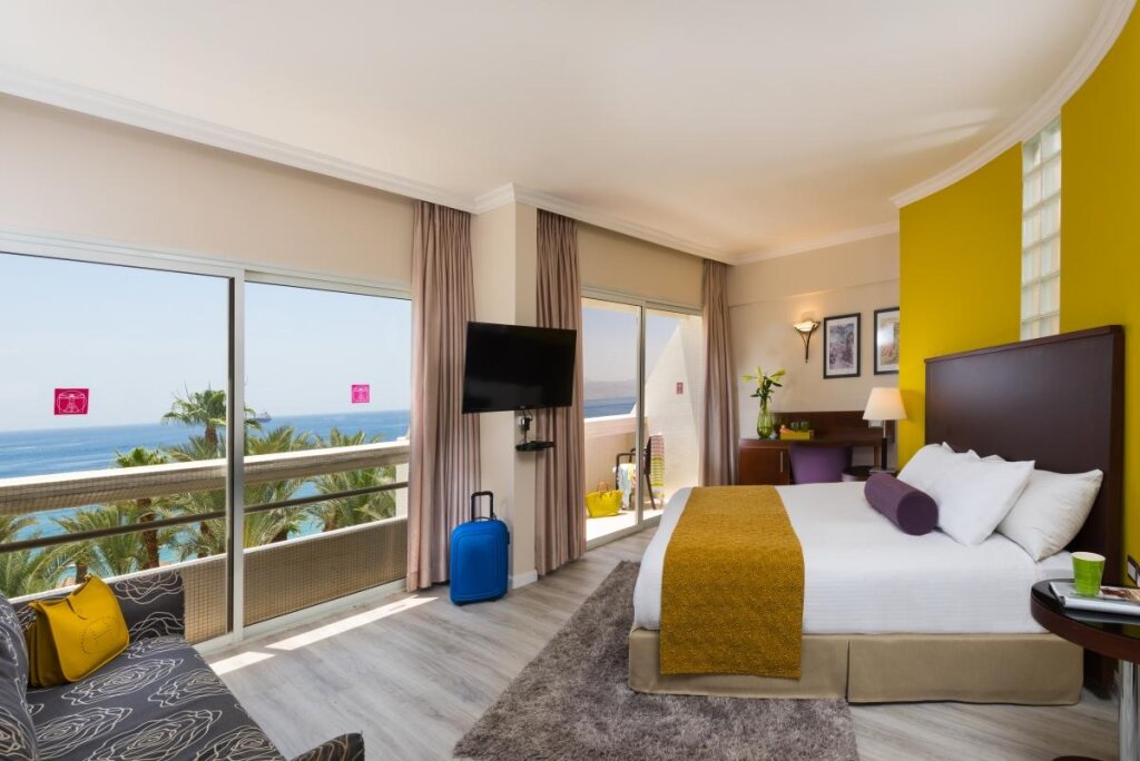 Suite junior doble con balcón y con vista al mar Leonardo Plaza Hotel Eilat