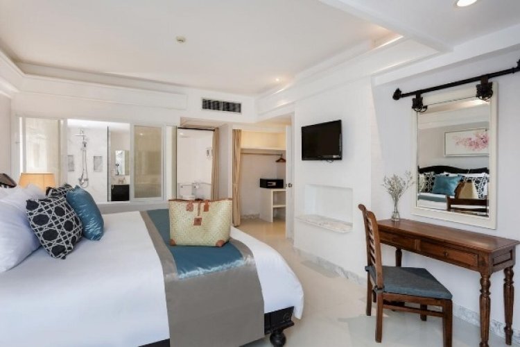 Люкс с ванной с 3 комнатами с видом на море Thavorn Palm Beach Resort Phuket