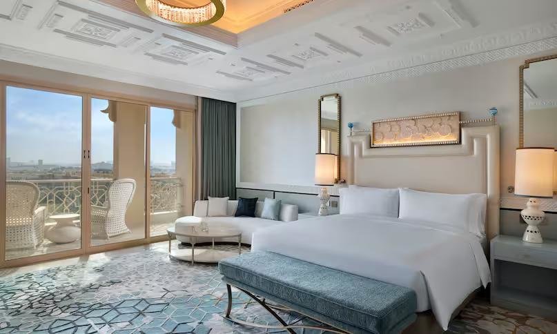 Двухместный люкс c 1 комнатой с видом на поле для гольфа Waldorf Astoria Ras Al Khaimah