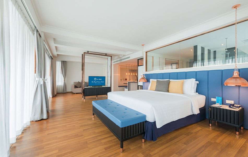 Двухместный люкс Panoramic Ocean Front A-One The Royal Cruise Hotel Pattaya - SHA Extra Plus
