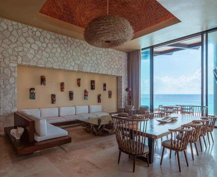 Двухместный люкс Master oceanfront La Casa de la Playa by Xcaret