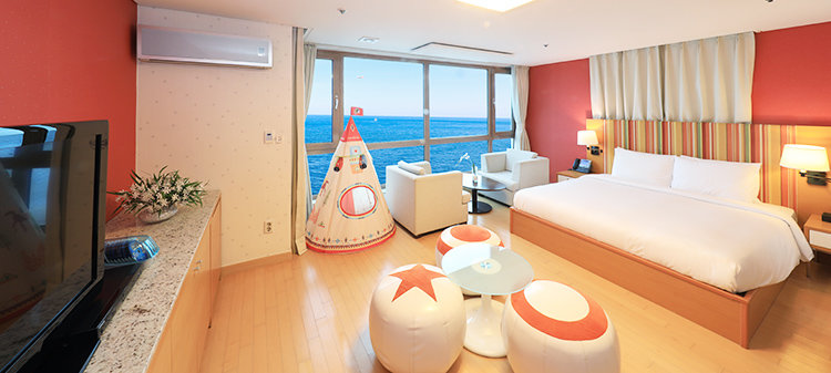 Люкс Kids Ocean Suites Jeju Hotel
