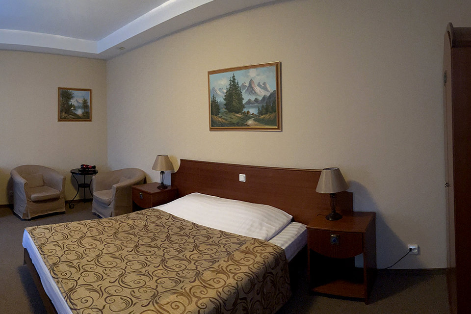 Двухместный VIP люкс Comfort с джакузи Отель Викинг