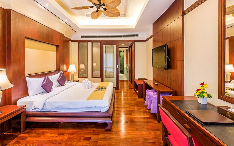 Suite doble familiar dúplex Duangjitt Resort, Phuket