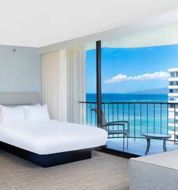 Kealohilani Double Junior Suite with balcony and with ocean view Waikiki Beach Marriott Resort & Spa