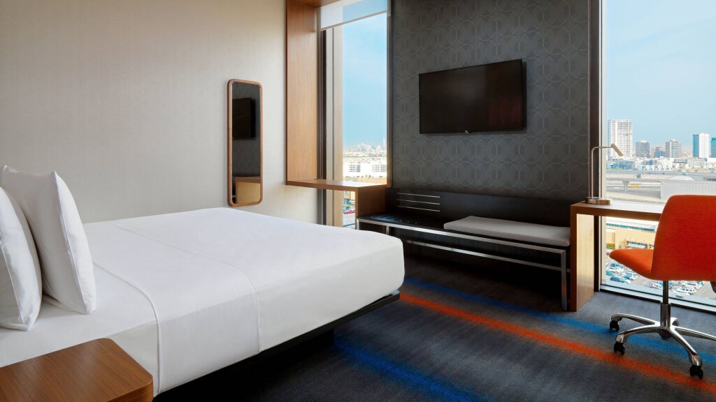 Двухместный люкс с одной спальней Aloft Aloft Me'aisam, Dubai