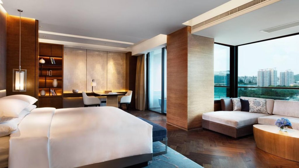Suite doble Presidenciales con balcón y con vista al océano JW Marriott Hotel Sanya Dadonghai Bay