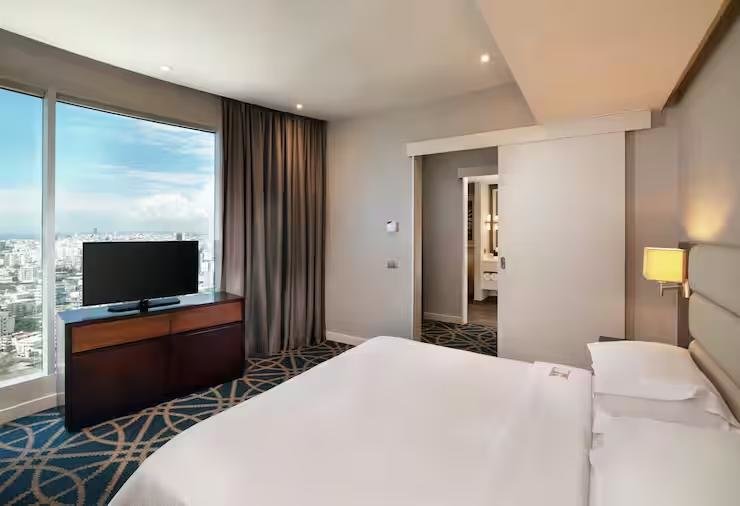 Двухместный люкс c 1 комнатой с видом на город Embassy Suites by Hilton Santo Domingo