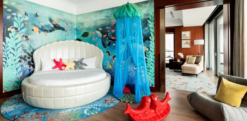 Двухместный семейный люкс Mermaid Theme Shangri-La Qinhuangdao