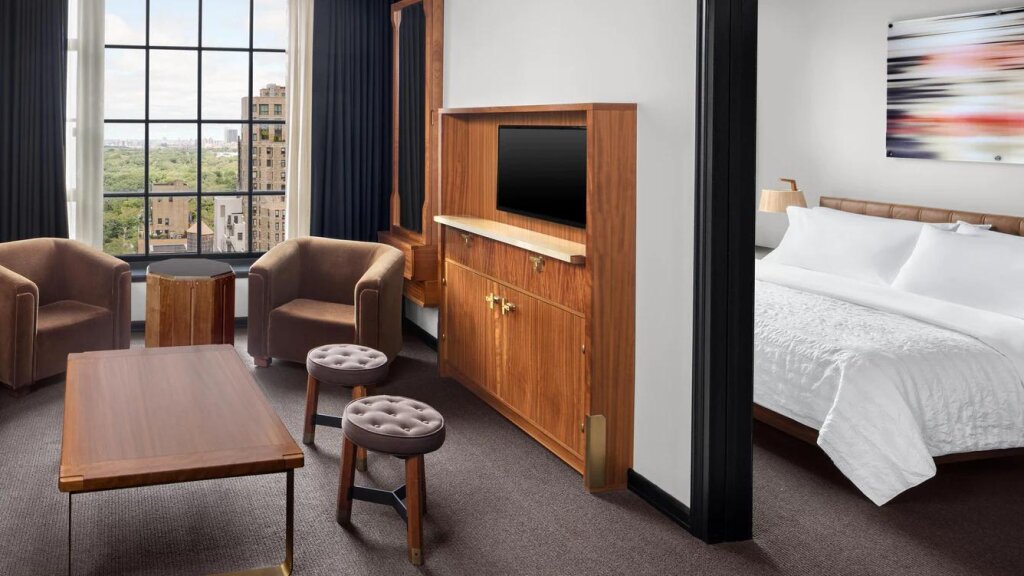 Двухместный люкс c 1 комнатой с видом на парк Le Meridien New York, Central Park by Marriott