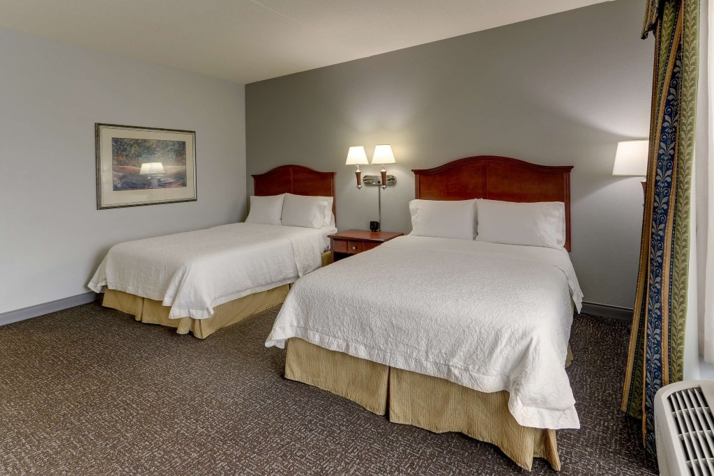 Четырёхместный номер with Roll In Shower Mobility/Hearing Accessible Hampton Inn & Suites Indianapolis-Airport