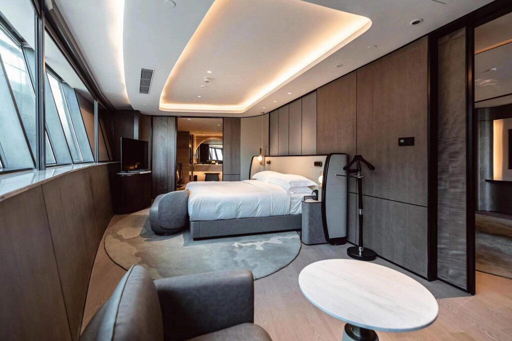 Suite doble 1 dormitorio InterContinental Shanghai Harbour City, an IHG Hotel